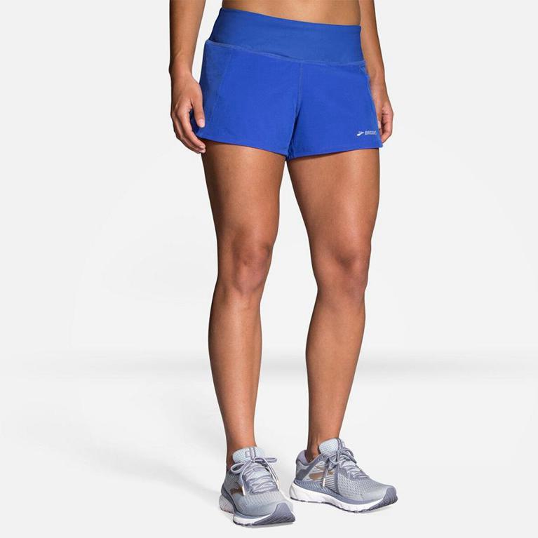 Brooks Chaser 3 Women's Running Shorts - Blue (12467-RGDX)